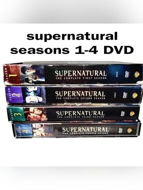 Supernatural Seasons 1-4 Dvd Set Play Tested!